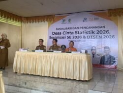 Wawali Rendy Mangkat Canangkan 3 Desa di Kotim Jadi “Desa Cinta Statistik” 2026