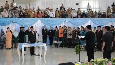 Wali Kota Kotamobagu Hadiri Pelantikan Sekda Provinsi Sulut