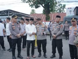 Polres Kotamobagu Sukses Amankan Tabligh Akbar UAS di Masjid Agung Baitul Makmur