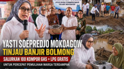 Yasti Soepredjo Mokoagow Tinjau Lokasi Banjir Bolmong, Salurkan Ratusan Kompor Gas + LPG Gratis untuk Warga Terdampak
