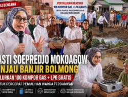 Yasti Soepredjo Mokoagow Tinjau Lokasi Banjir Bolmong, Salurkan Ratusan Kompor Gas + LPG Gratis untuk Warga Terdampak
