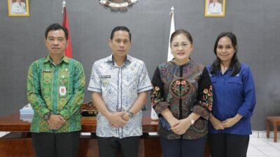 Wali Kota Kotamobagu Audiensi dengan TVRI Sulawesi Utara