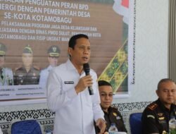 Wali Kota Kotamobagu Hadiri Sosialisasi Penguatan BPD oleh Pemprov Sulut dan Kejati Sulut
