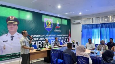 Perkuat Konsolidasi Internal, Bupati Yusra Alhabsyi Hadiri Rakor Perumda Air Minum Tirta Bukaka