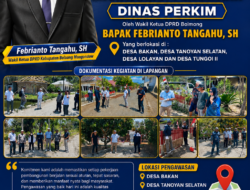 Maraton 4 Desa Sehari! Wakil Ketua DPRD Bolmong Febrianto Tangahu Gaspol Kawal Proyek Jalan Paving Bersama Dinas Perkim