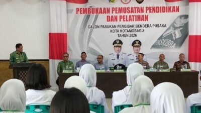 Wali Kota Kotamobagu Buka Diklat Paskibraka 2026, 36 Putra-Putri Terbaik Siap Emban Tugas Pengibaran Bendera
