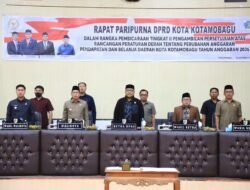 Ketua DPRD Kotamobagu Pimpin Paripurna Tingkat II Persetujuan Perubahan APBD 2026