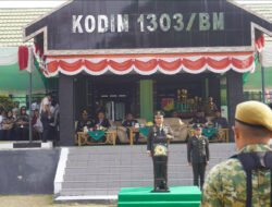 Dandim 1303/BM Pimpin Upacara HUT ke-81 TNI, Dihadiri Wali Kota dan Bupati Boltim