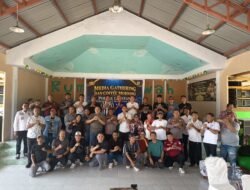 Perkuat Sinergi, Kapolsek Lolayan Gelar Coffee Morning Bersama Wartawan dan LSM