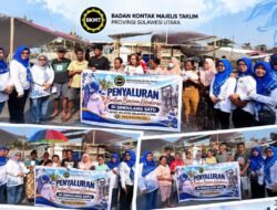 BKMT Sulut Salurkan Bantuan kepada 37 Warga Korban Kebakaran Sindulang Satu
